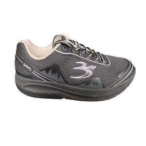Gravity Defyer; GDEFY Size womens 9, Black & Gray Mighty walk, casual comfort